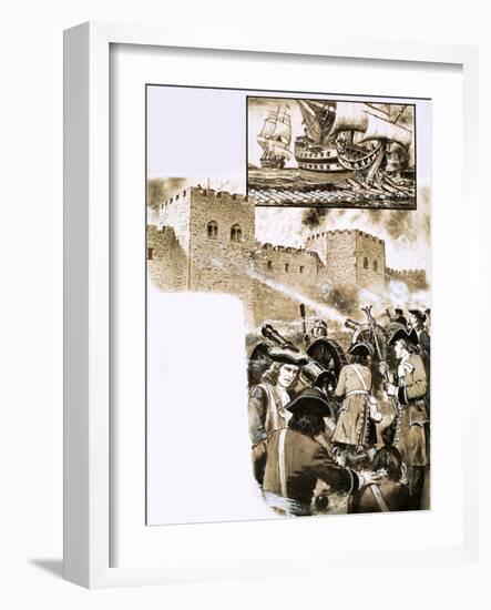 The Siege of Derry-null-Framed Giclee Print