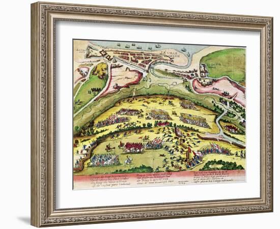 The Siege of Dieppe in 1589, 1589-92-Franz Hogenberg-Framed Giclee Print