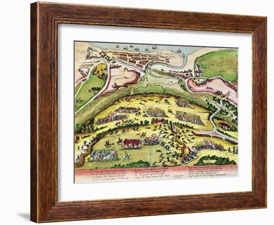 The Siege of Dieppe in 1589, 1589-92-Franz Hogenberg-Framed Giclee Print