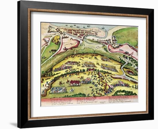 The Siege of Dieppe in 1589, 1589-92-Franz Hogenberg-Framed Giclee Print