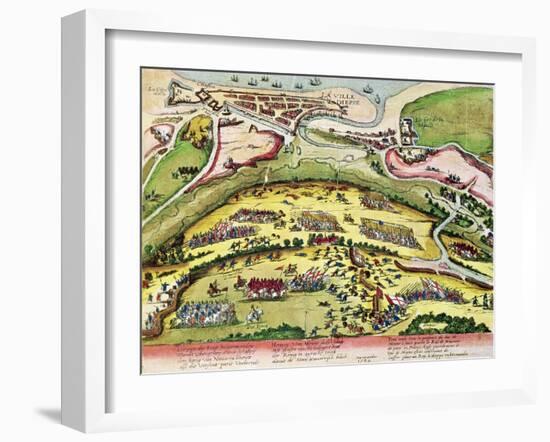 The Siege of Dieppe in 1589, 1589-92-Franz Hogenberg-Framed Giclee Print