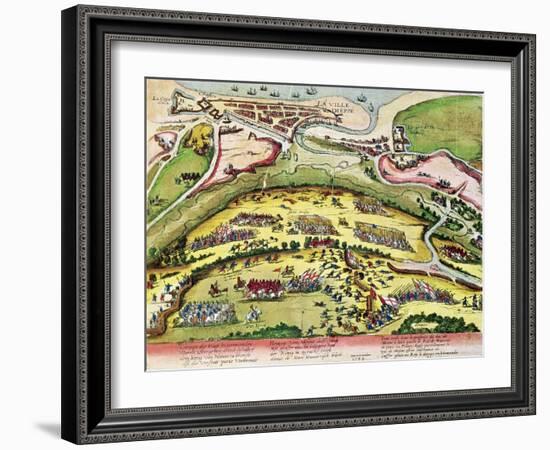 The Siege of Dieppe in 1589, 1589-92-Franz Hogenberg-Framed Giclee Print