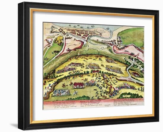 The Siege of Dieppe in 1589, 1589-92-Franz Hogenberg-Framed Giclee Print