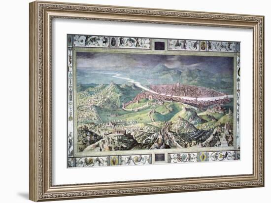 The Siege of Florence-Jan van der Straet-Framed Giclee Print