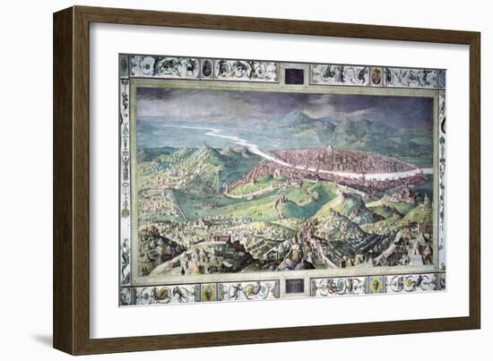 The Siege of Florence-Jan van der Straet-Framed Giclee Print