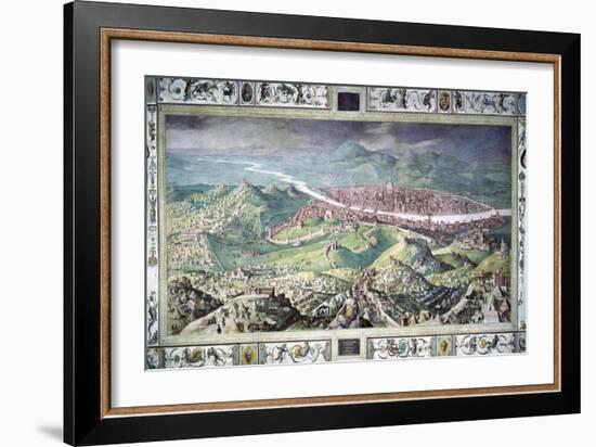 The Siege of Florence-Jan van der Straet-Framed Giclee Print