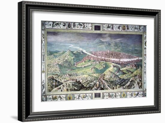 The Siege of Florence-Jan van der Straet-Framed Giclee Print