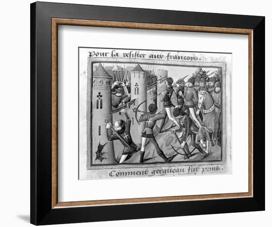 The Siege of Jargeau, October 1428, 1484-Martial De Paris-Framed Giclee Print