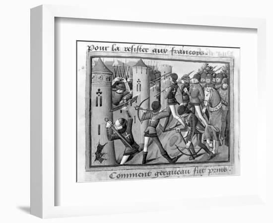 The Siege of Jargeau, October 1428, 1484-Martial De Paris-Framed Giclee Print