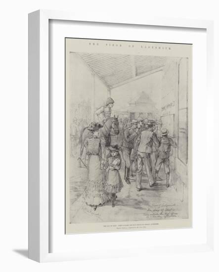 The Siege of Ladysmith-Melton Prior-Framed Giclee Print