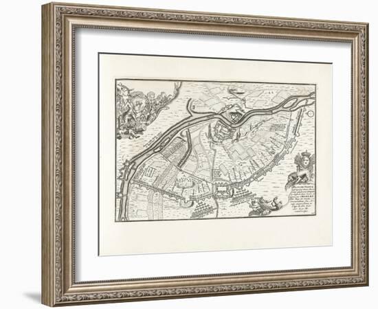 The Siege of Narva in 1700, 1702-1703-Pieter Mortier-Framed Giclee Print