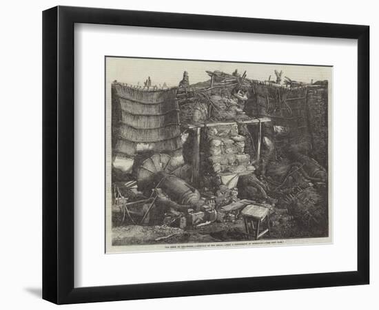 The Siege of Sebastopol, Interior of the Redan-null-Framed Giclee Print