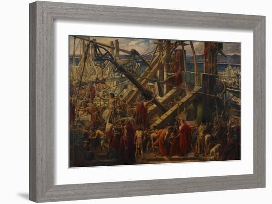 The Siege of Syracuse, 1895-Thomas Ralph Spence-Framed Giclee Print