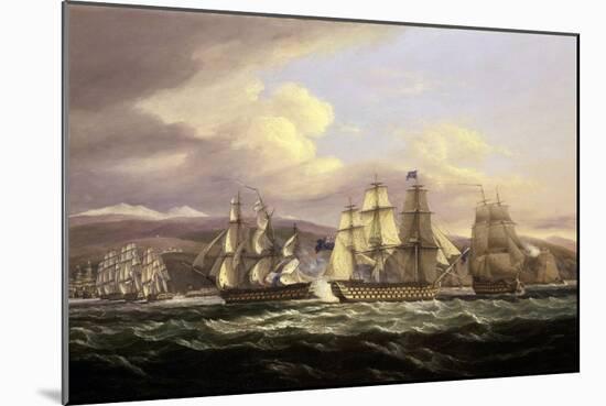 The Siege of Toulon, 1810-1814, Maneuver Led by Admiral Edward Pellew (1757-1833), on November 5, 1-Thomas Luny-Mounted Giclee Print