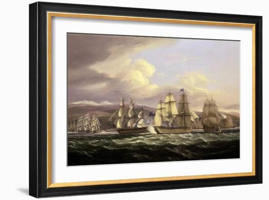 The Siege of Toulon, 1810-1814, Maneuver Led by Admiral Edward Pellew (1757-1833), on November 5, 1-Thomas Luny-Framed Giclee Print