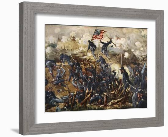 The Siege of Vicksburg, May 18th - July 4th 1863-Henry Alexander Ogden-Framed Giclee Print