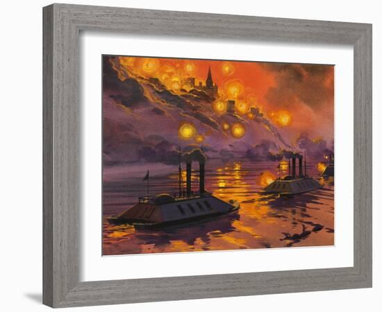 The Siege of Vicksburg-Angus Mcbride-Framed Giclee Print