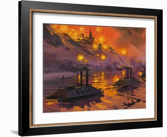 The Siege of Vicksburg-Angus Mcbride-Framed Giclee Print