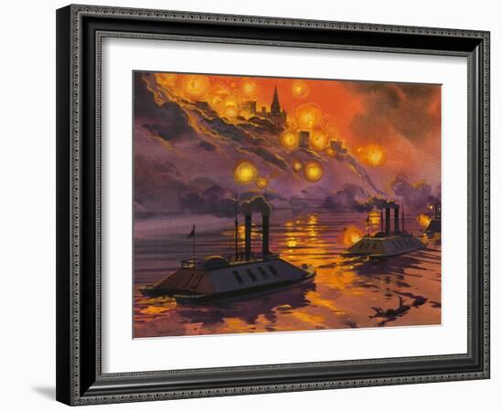 The Siege of Vicksburg-Angus Mcbride-Framed Giclee Print