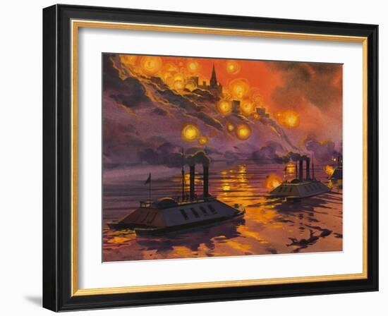 The Siege of Vicksburg-Angus Mcbride-Framed Giclee Print