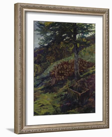 The Siegfried-Well Near Eberbach in the Odenwald, 1902-Wilhelm Trübner-Framed Giclee Print