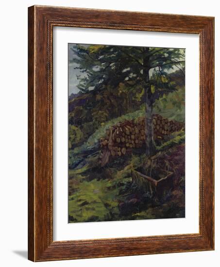 The Siegfried-Well Near Eberbach in the Odenwald, 1902-Wilhelm Trübner-Framed Giclee Print