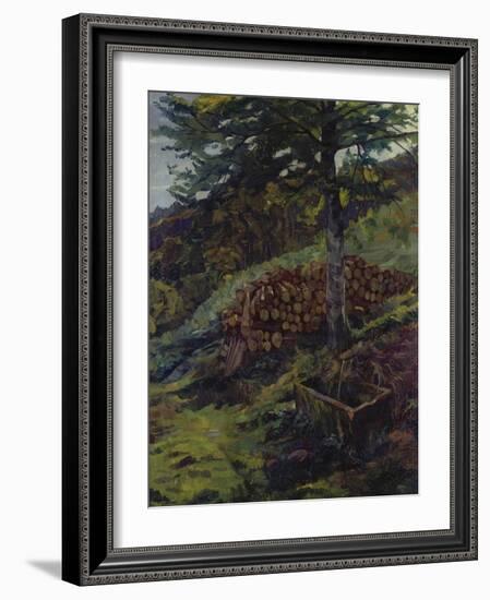 The Siegfried-Well Near Eberbach in the Odenwald, 1902-Wilhelm Trübner-Framed Giclee Print