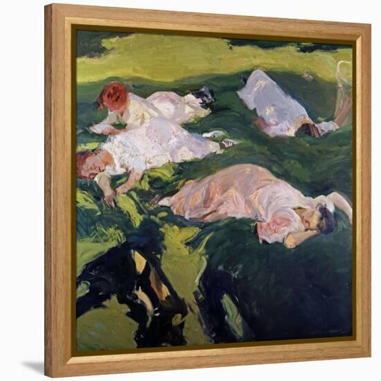 The Siesta, 1912-Joaquín Sorolla y Bastida-Framed Premier Image Canvas