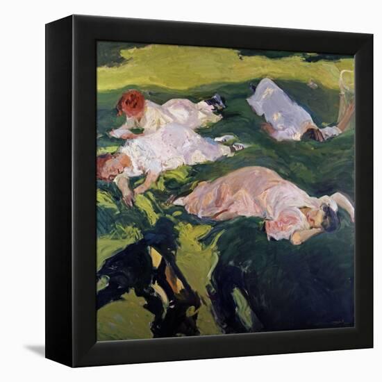 The Siesta, 1912-Joaquín Sorolla y Bastida-Framed Premier Image Canvas