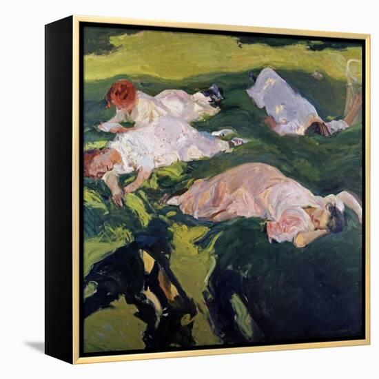 The Siesta, 1912-Joaquín Sorolla y Bastida-Framed Premier Image Canvas