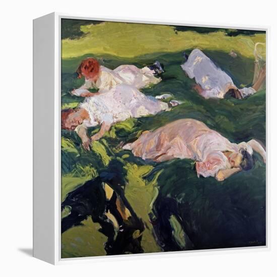 The Siesta, 1912-Joaquín Sorolla y Bastida-Framed Premier Image Canvas