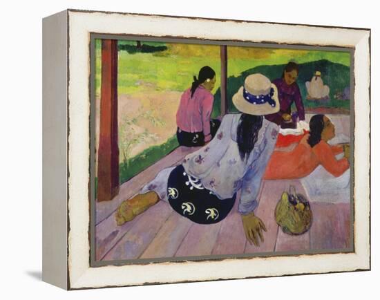 The Siesta, about 1892-94-Paul Gauguin-Framed Premier Image Canvas