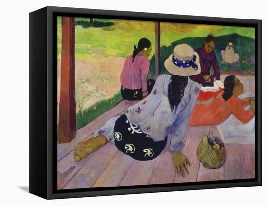 The Siesta, about 1892-94-Paul Gauguin-Framed Premier Image Canvas