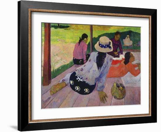 The Siesta, about 1892-94-Paul Gauguin-Framed Giclee Print