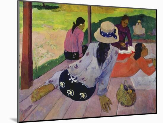 The Siesta, about 1892-94-Paul Gauguin-Mounted Giclee Print