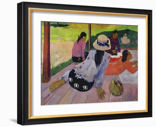 The Siesta, about 1892-94-Paul Gauguin-Framed Giclee Print