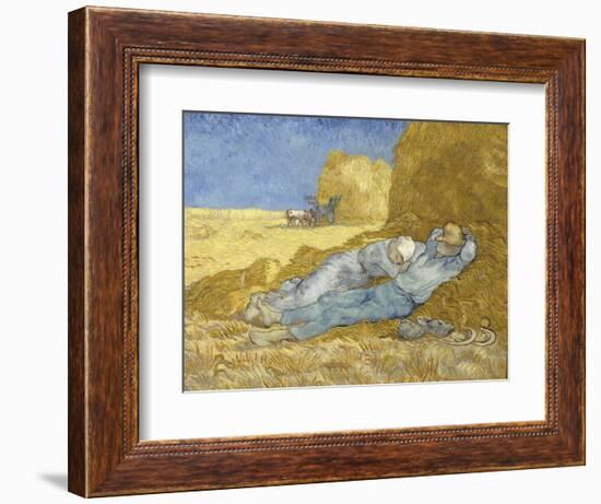 The Siesta (After Mille), 1890-Vincent van Gogh-Framed Premium Giclee Print