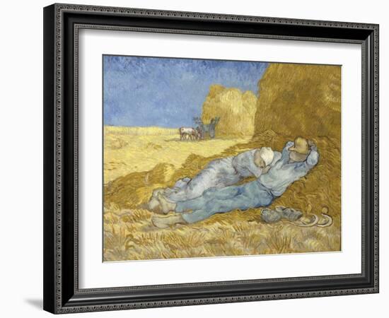 The Siesta (After Mille), 1890-Vincent van Gogh-Framed Giclee Print