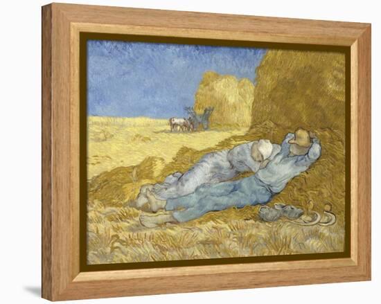 The Siesta (After Mille), 1890-Vincent van Gogh-Framed Premier Image Canvas