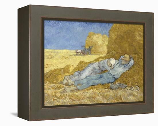 The Siesta (After Mille), 1890-Vincent van Gogh-Framed Premier Image Canvas