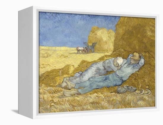 The Siesta (After Mille), 1890-Vincent van Gogh-Framed Premier Image Canvas