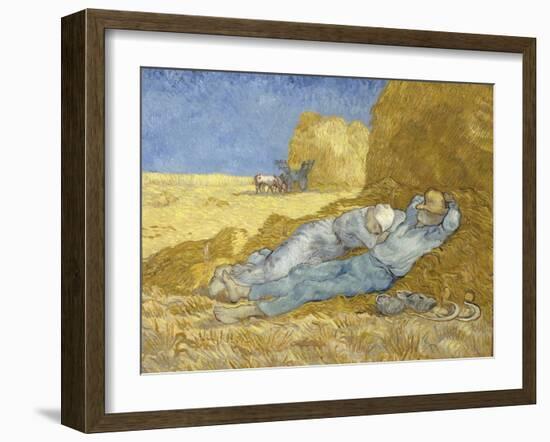 The Siesta (After Mille), 1890-Vincent van Gogh-Framed Premium Giclee Print