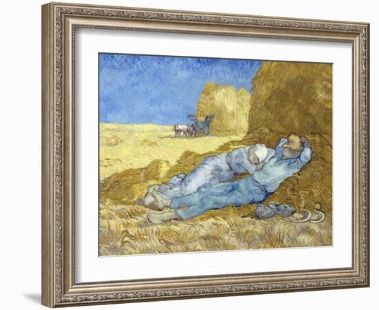 The Siesta (After Millet)-Vincent van Gogh-Framed Giclee Print