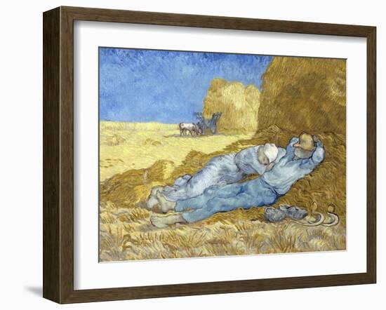 The Siesta (After Millet)-Vincent van Gogh-Framed Giclee Print