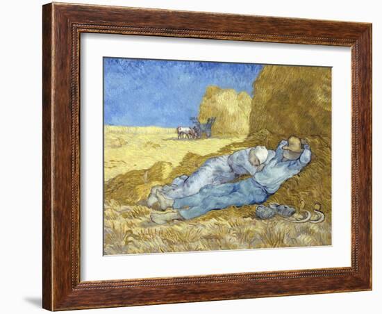 The Siesta (After Millet)-Vincent van Gogh-Framed Giclee Print