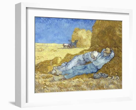 The Siesta (After Millet)-Vincent van Gogh-Framed Giclee Print