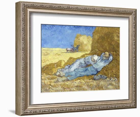 The Siesta (After Millet)-Vincent van Gogh-Framed Giclee Print