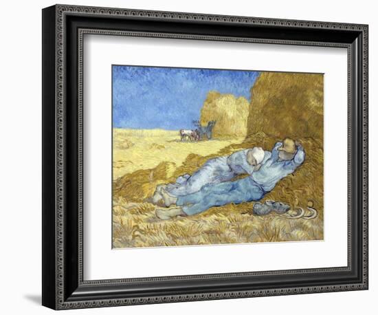 The Siesta (After Millet)-Vincent van Gogh-Framed Giclee Print