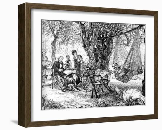 The Siesta, C1880-1882-Adolph Menzel-Framed Giclee Print