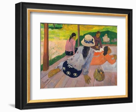 The Siesta-Paul Gauguin-Framed Giclee Print